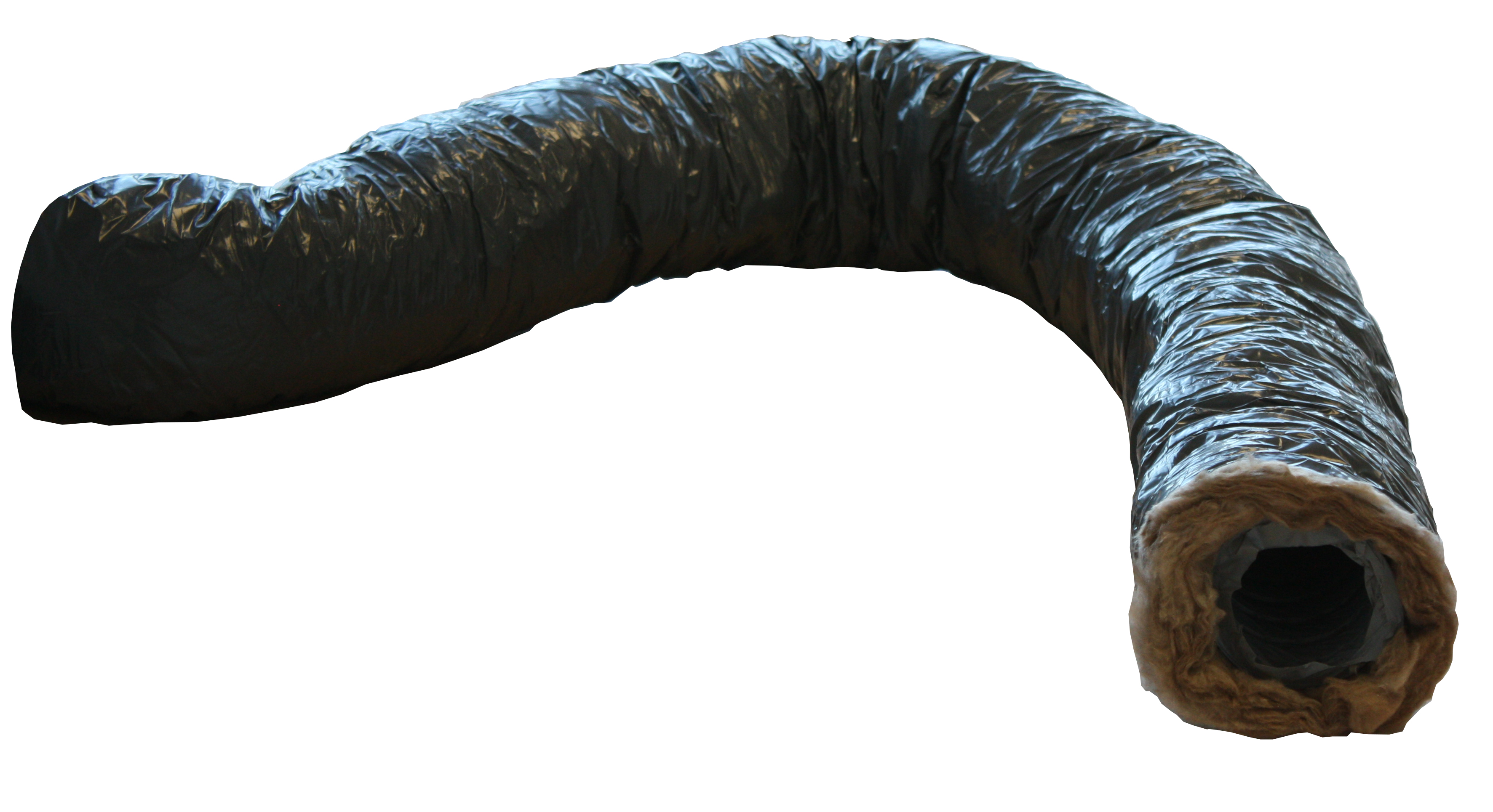 Gaine souple isolée ecosoft, isolation laine de verre 50 mm, sans irritation, zérophtalate, diamètre