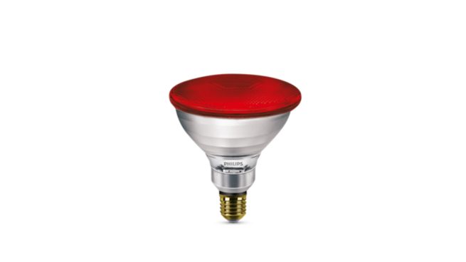 Par38 ir 175w e27 240v red 1ct