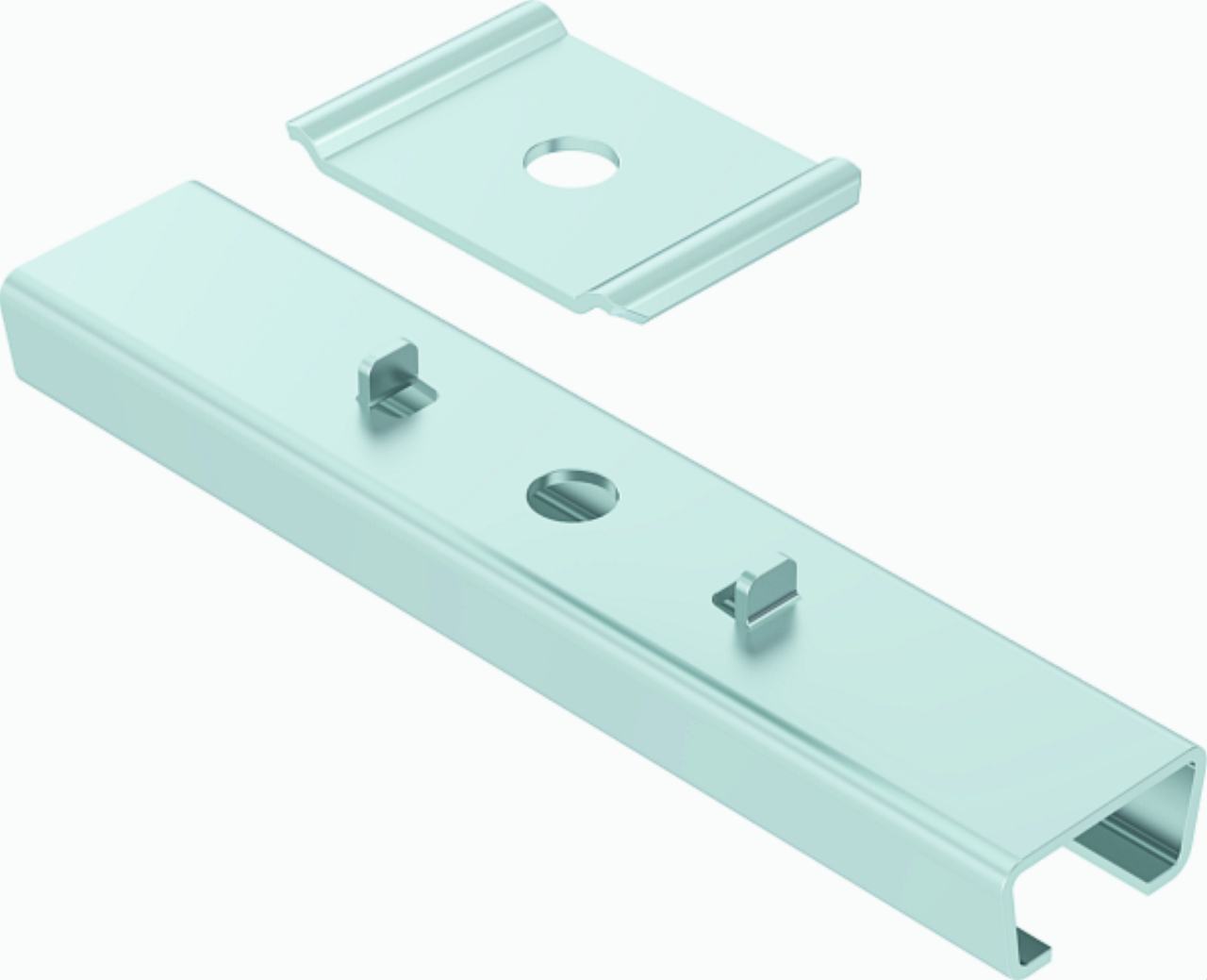 Suspension centrale avec rail gms 170 fs/b170mm/z 275