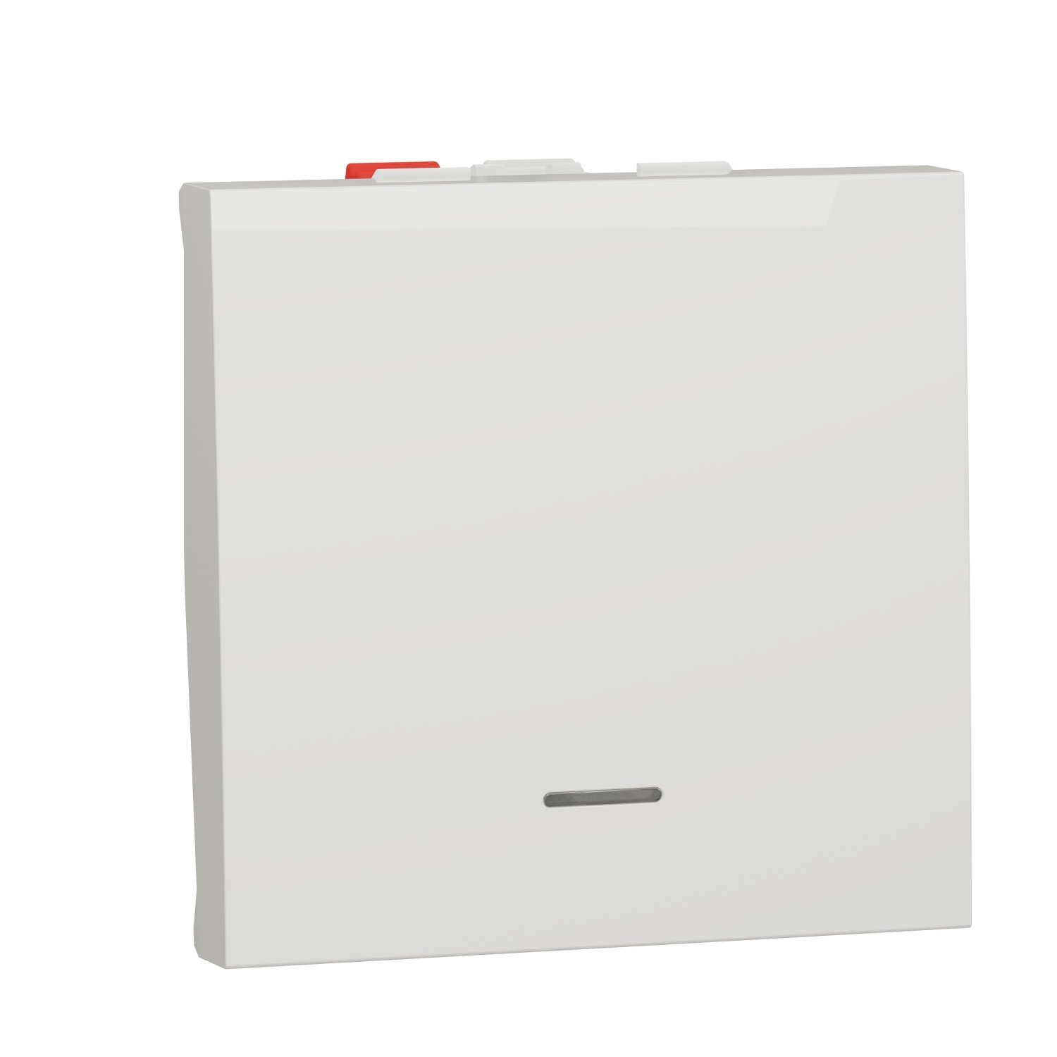 Unica - va-et-vient lumineux (témoin) - 10a - 250vca - connexion rapide - 2 modules - blanc - mécani