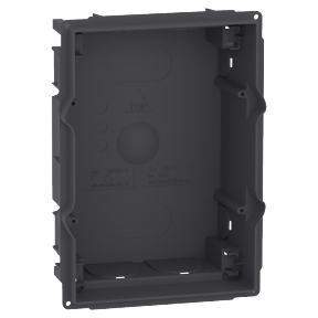 Mini-base de boîtier de prgma - 1 x 6 modules - pour montage encastré 3606480151002