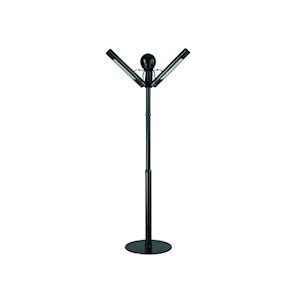 Parasol chauffant électrique infrapalm ihpa30w - 3000w - ip67 - aluminium - noir