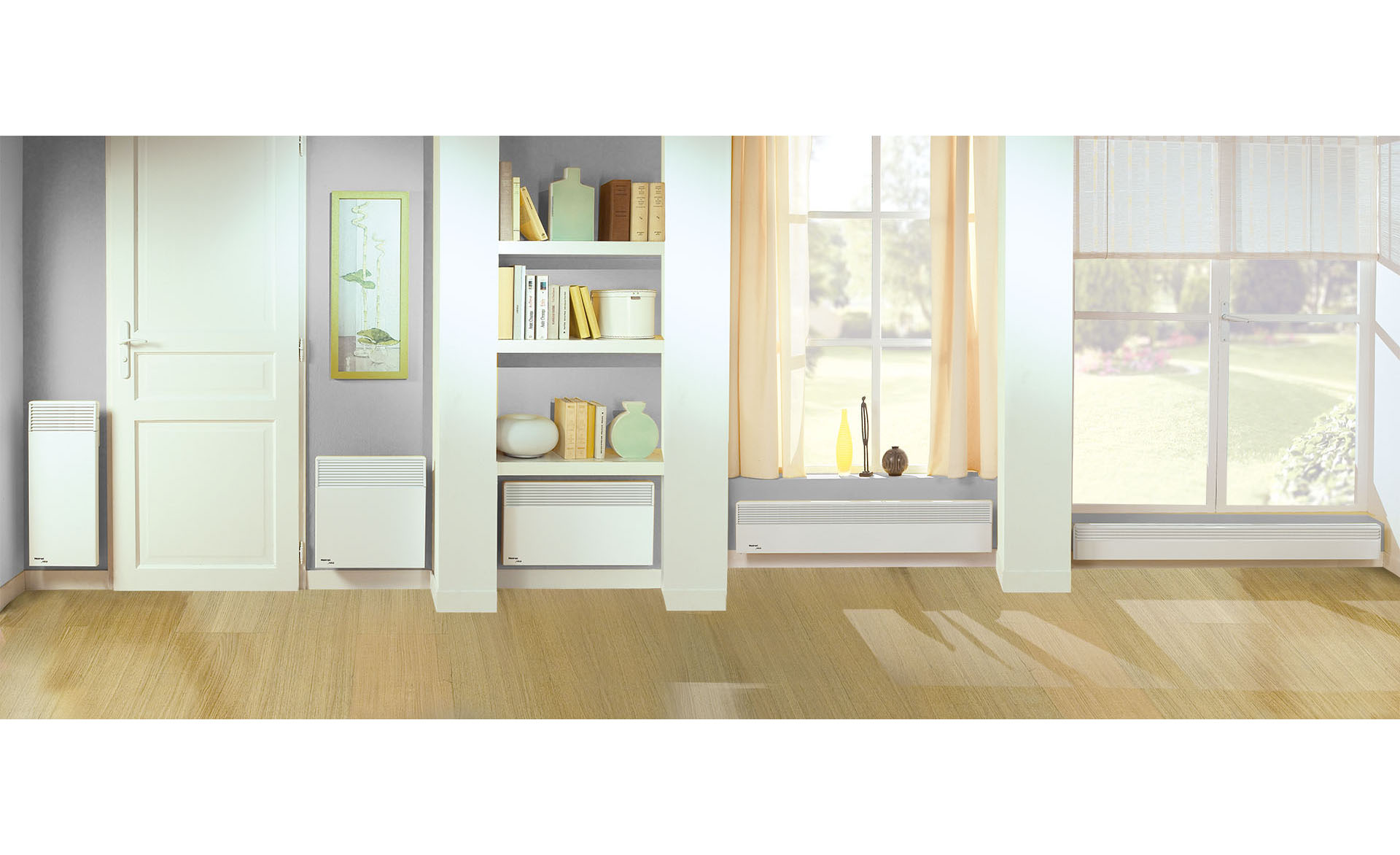 Convecteur mélodie d-1500 w-haut-régulation électronique