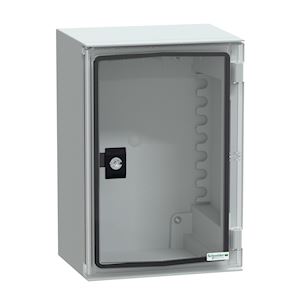 Thalassa plm - coffret polycabo.310X215x160 - porte transparente - ip66 ral 7035