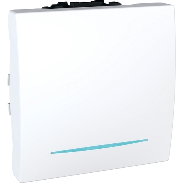 Interrupteur va-et-vient lumineux unica blanc 16 a - mgu3.263.18N schneider electric