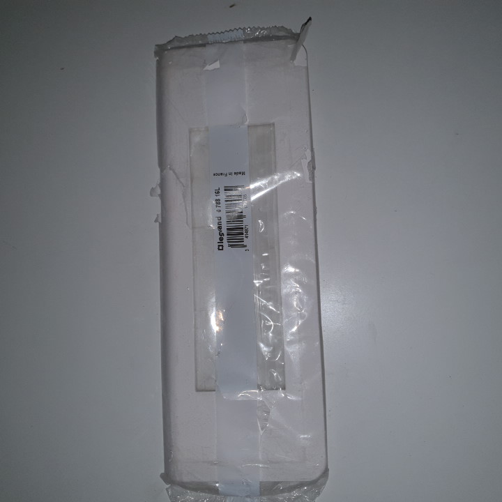 Mosaic plaque 6 mod blanc horizontal