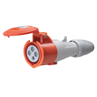 Prise mobile 400v - 32a- 3p+t ip 44 - p17 tempra pro