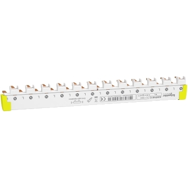 Acti9 - bas de jeu de barres peigne - 1l+n - pas 9 mm - 12 modules - 80a