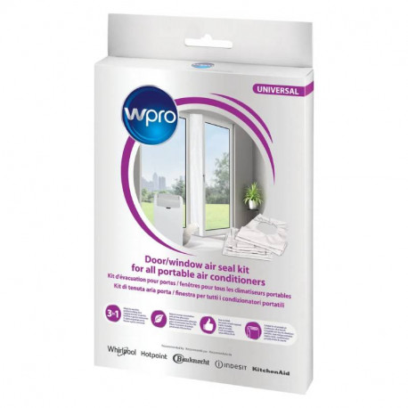 Kit calfeutrage climatiseur wpro - pour porte et fenêtre