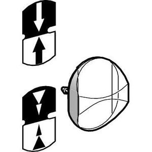 Poussoir avec etiquettes