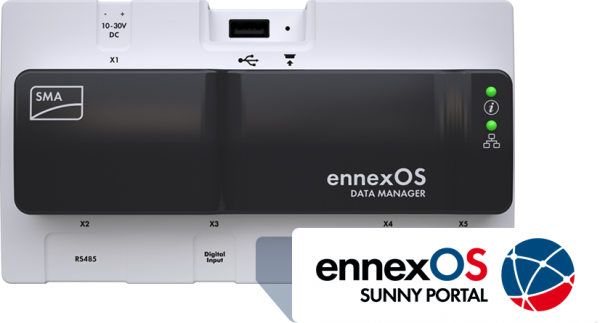 Sma data manager m (attention alimentation non fournie)