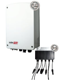 Solar edge optimiseur m2500 (2 modules max par entrée x 4) garantie 25 ans - onduleur ac 1,5 kva gar