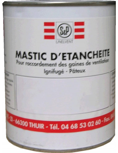 Mastic acrylique, pot de 6 kg, pour montage intérieur