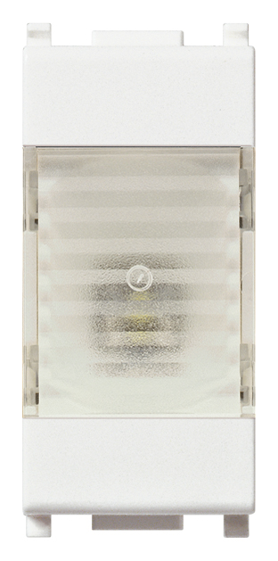 Lampe de balisage avec led à haute efficacité, alimentation 230 v~ 50-60 hz, blanc