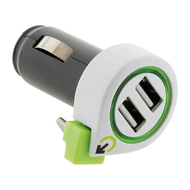 Q2 POWER Chargeur de voiture avec c&acirc;ble et prise Micro