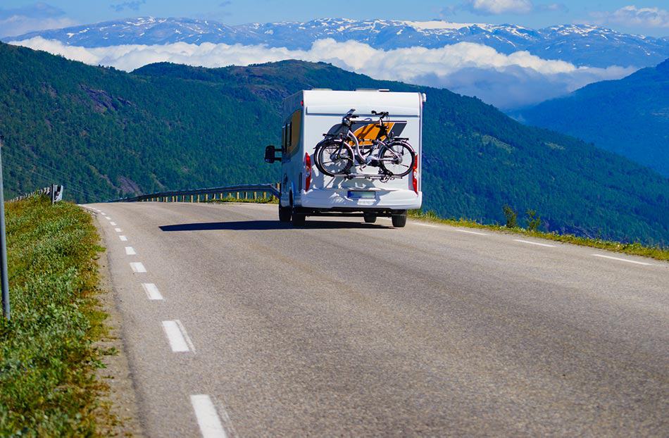 biciclette con camper
