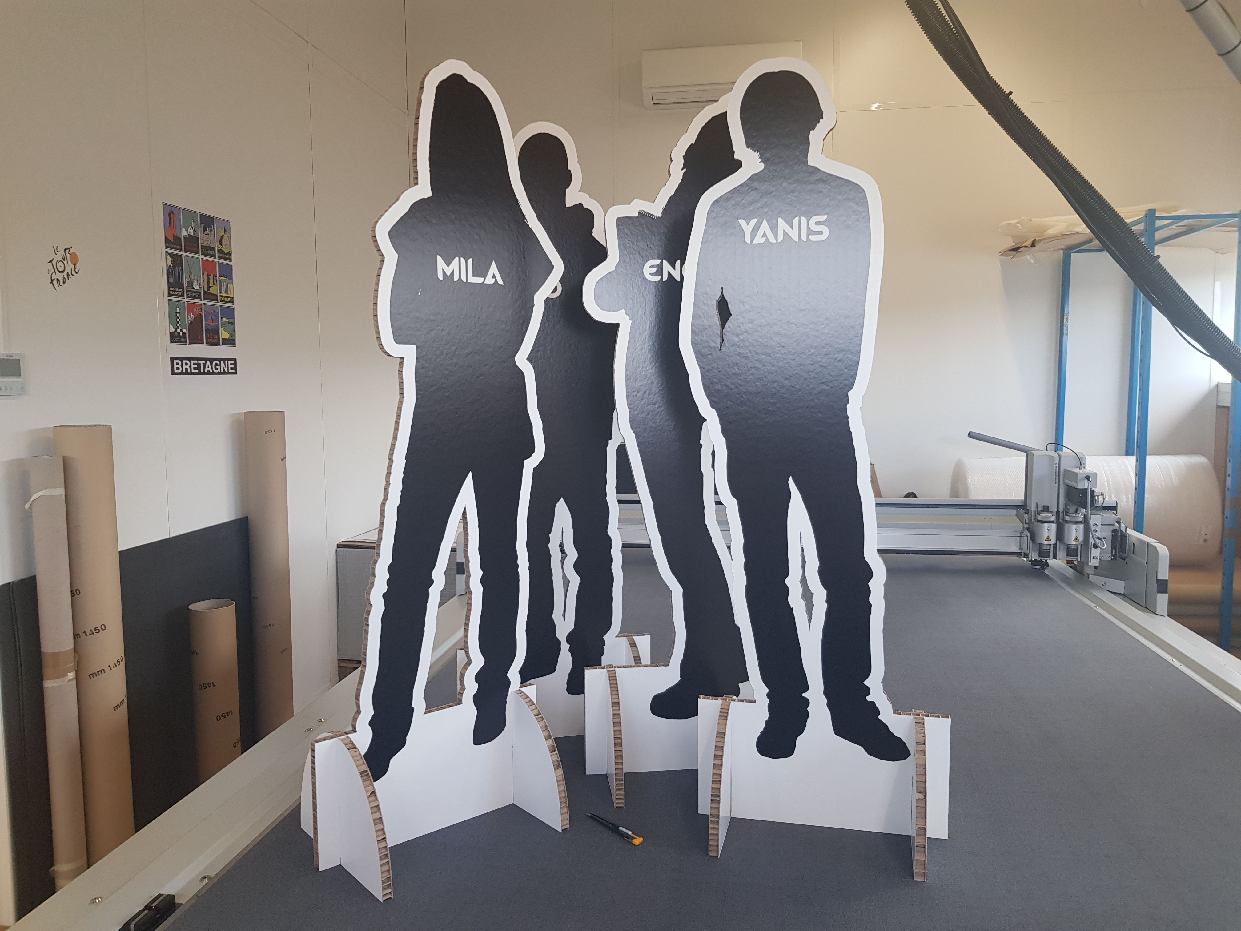 Silhouette en carton