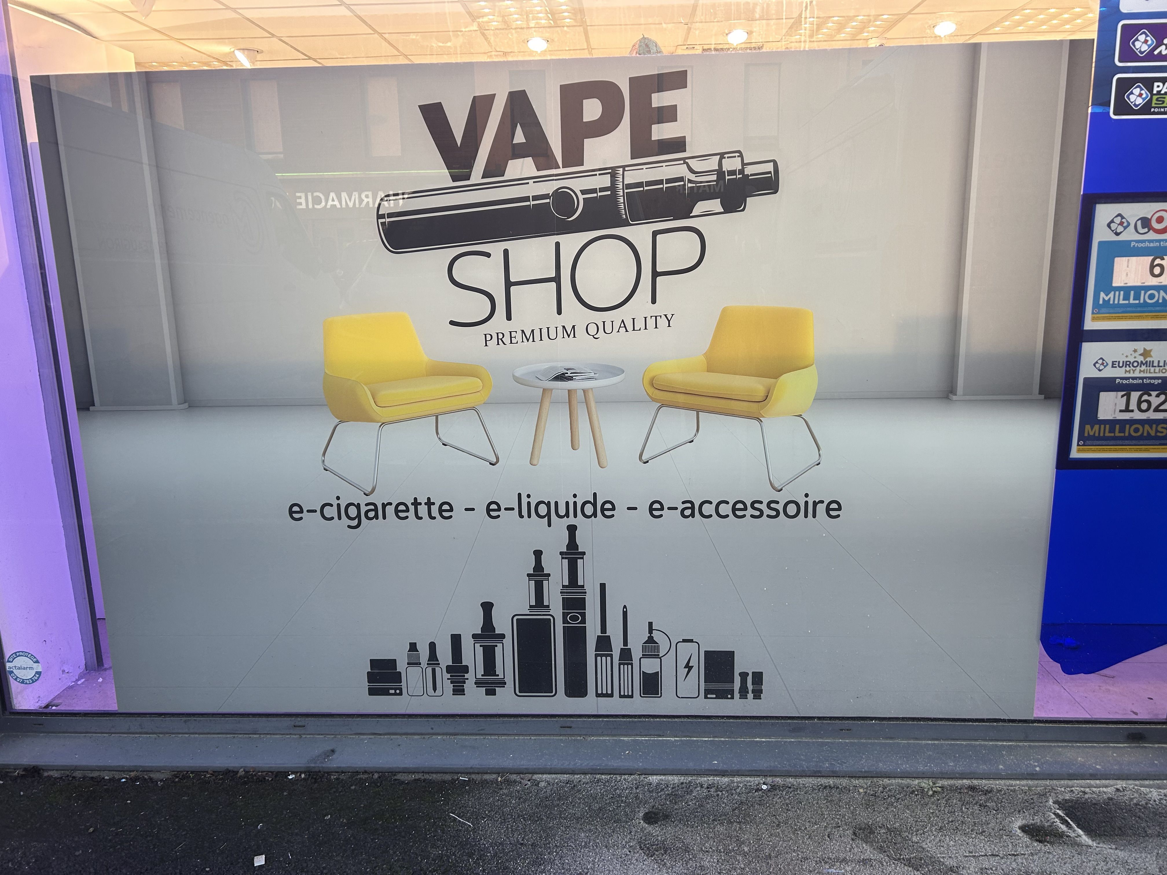 Habillage vitrine