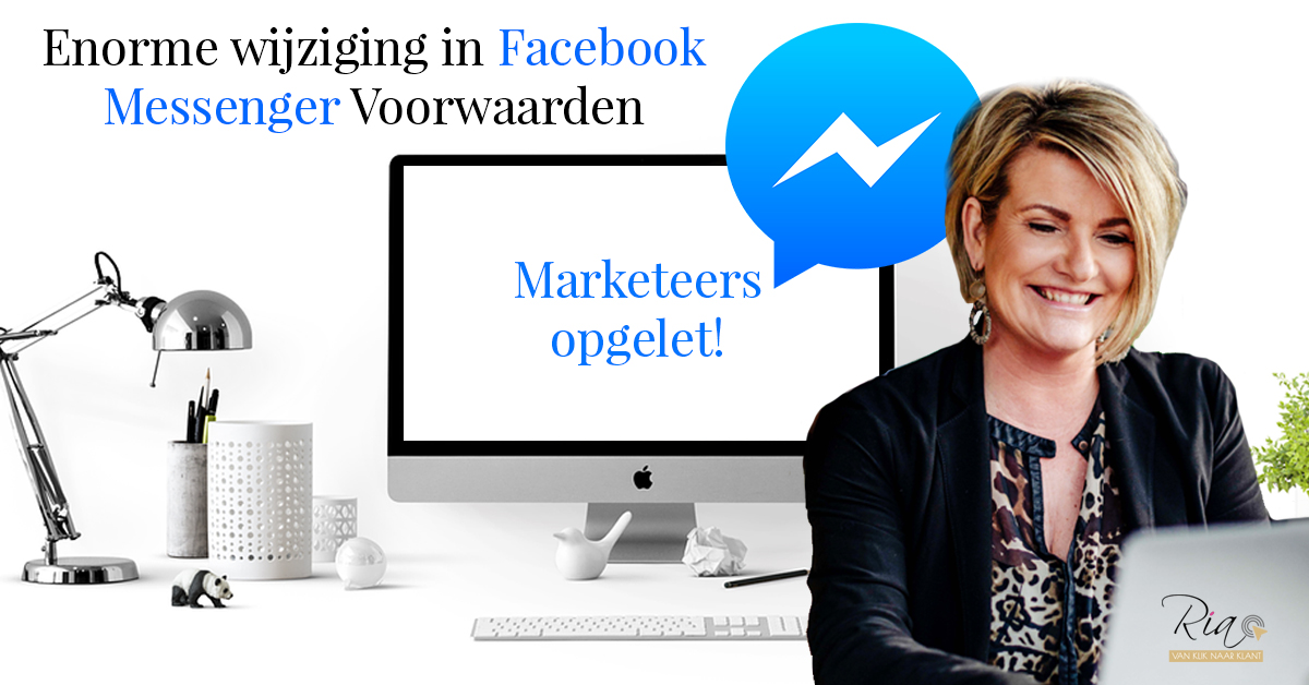 Enorme wijzigign in Facebook Messenger Voorwaarden