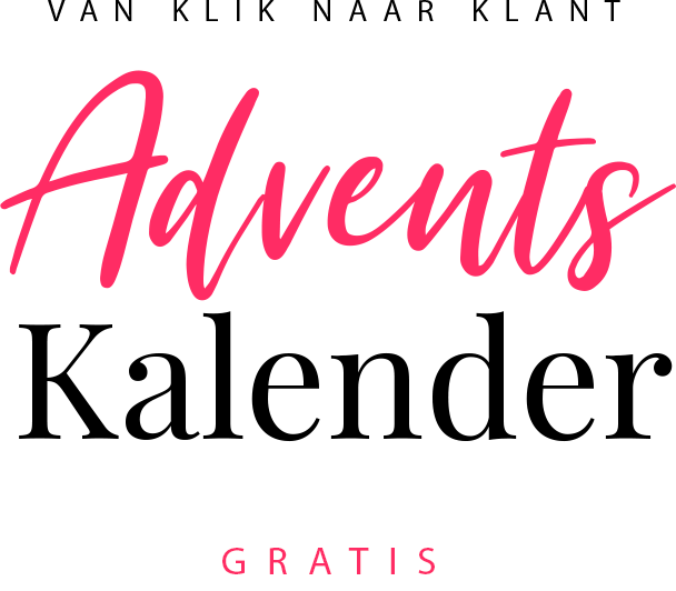 Van Klik naar Klant - Online Marketing Adventskalender header tekst Van Klik naar Klant - Online Marketing Adventskalender header tekst