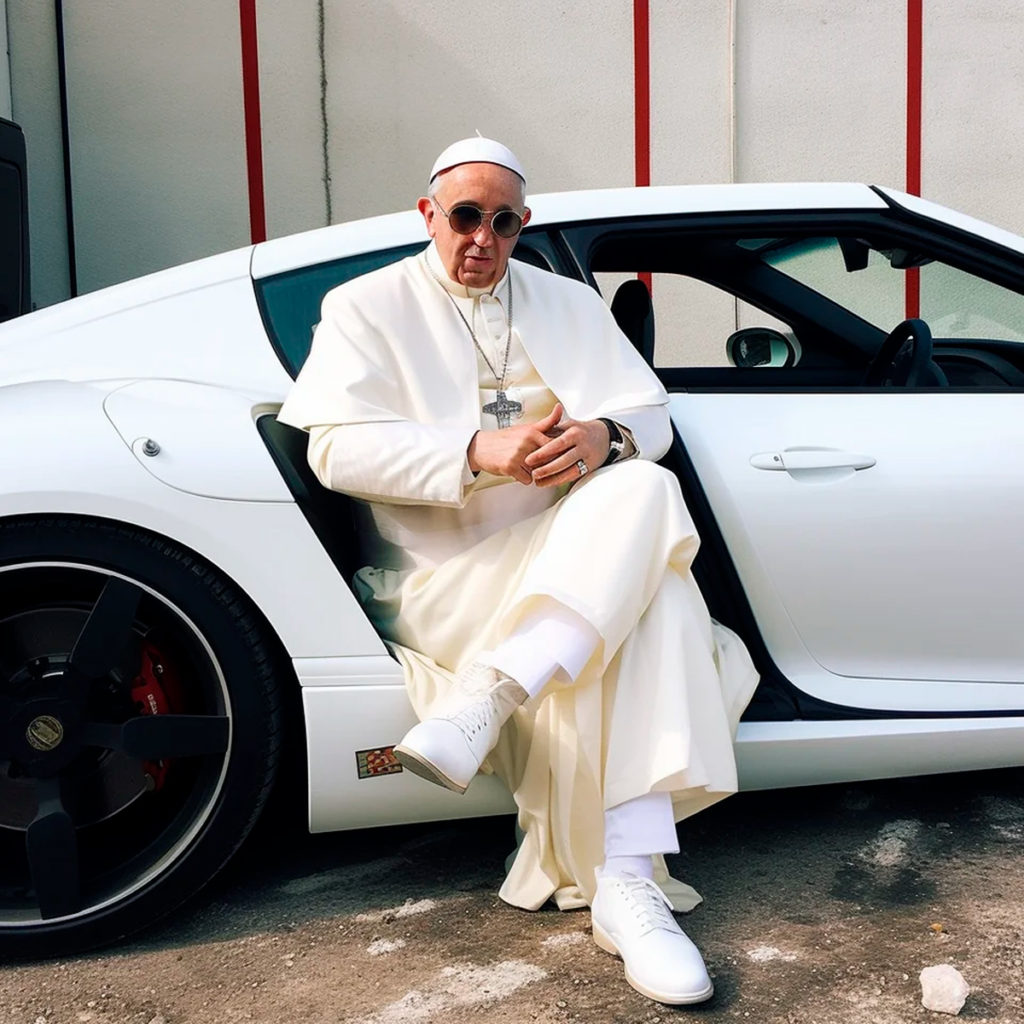 Así se viralizó la foto del Papa Francisco con un puffer