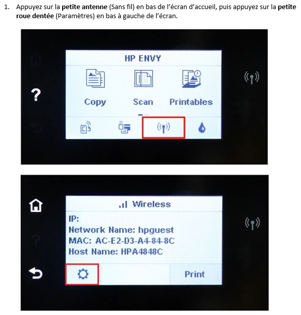 Mon imprimante HP ENVY 4520 nimprime plus en WiFi Tuto Communauté d’entraide SAV Darty 693