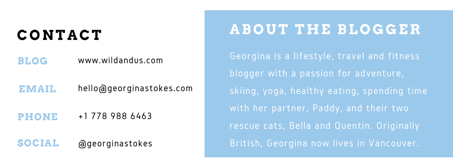 extract of the media kit of @georginastokes